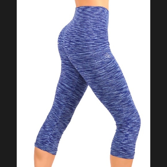 OtoS Pants - ❗️LOWEST PRICE Heather Blue Print Capri Leggings Size L/XL
